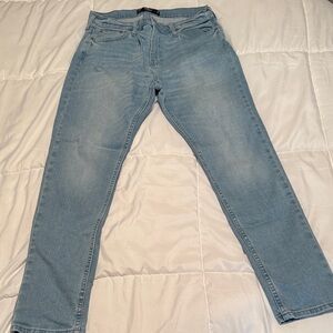 Hollister Men's Slim Jeans in Light Blue